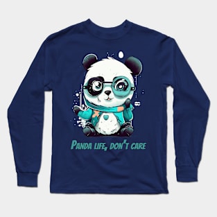 Panda Life - Cute and Playful Panda Design Long Sleeve T-Shirt